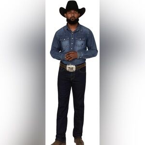 Cody James Annex Wash Jackson Slim Straight Stretch Jeans Mens 34x34 Dark Wash